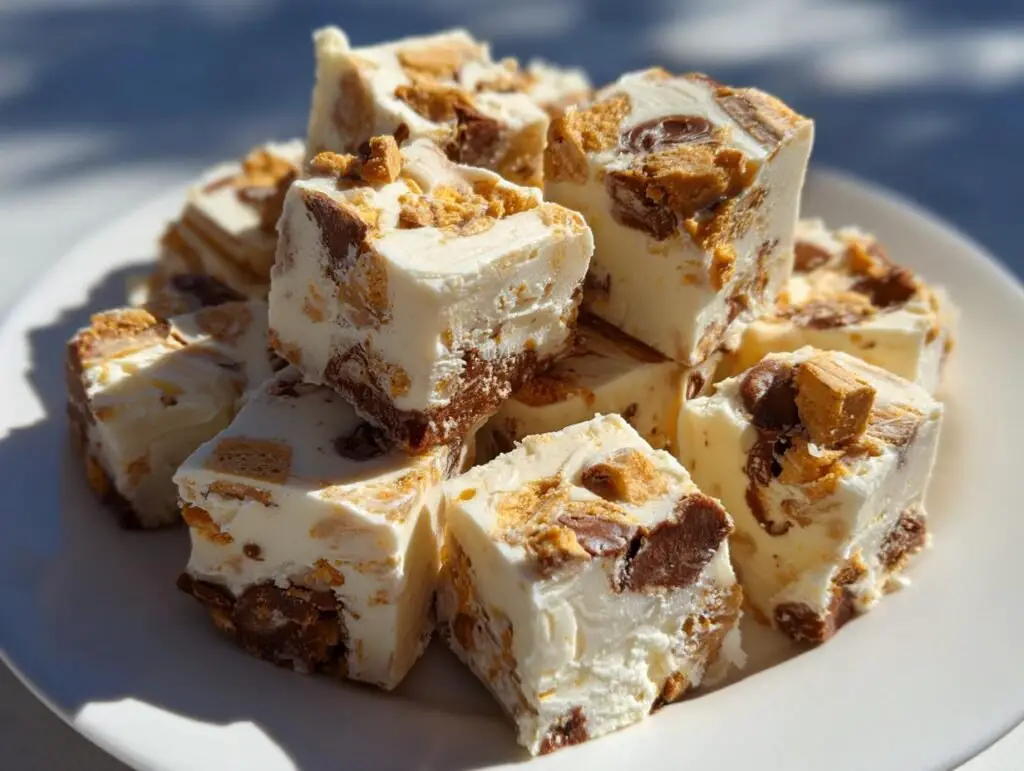 Butterfinger Reese’s White Chocolate Fudge