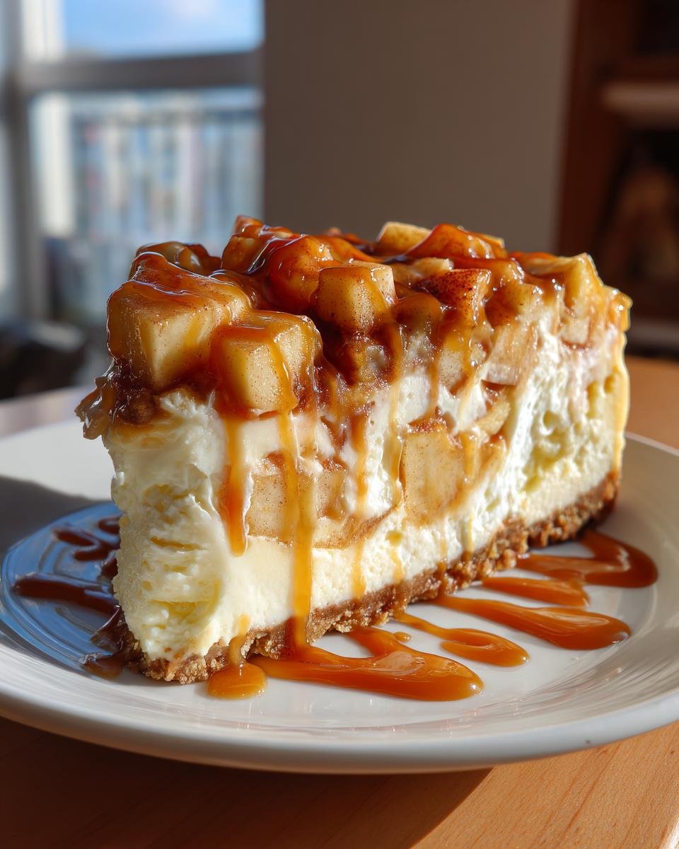 Caramel Apple Cheesecake - detail 1