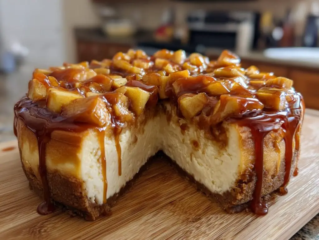 Caramel Apple Cheesecake