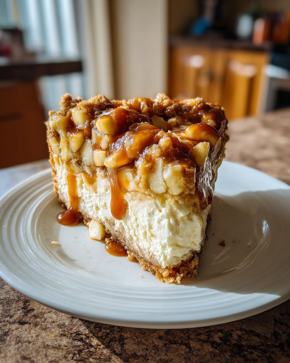 Caramel Apple Cheesecake - detail 2