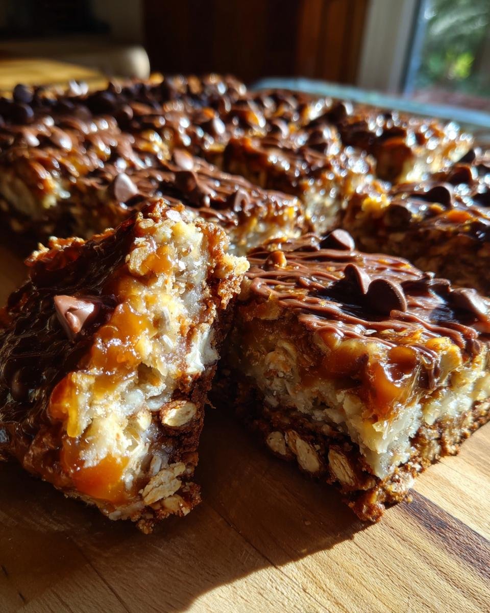 Caramel Pecan Pretzel Bars - detail 1