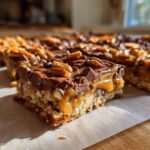 Caramel Pecan Pretzel Bars