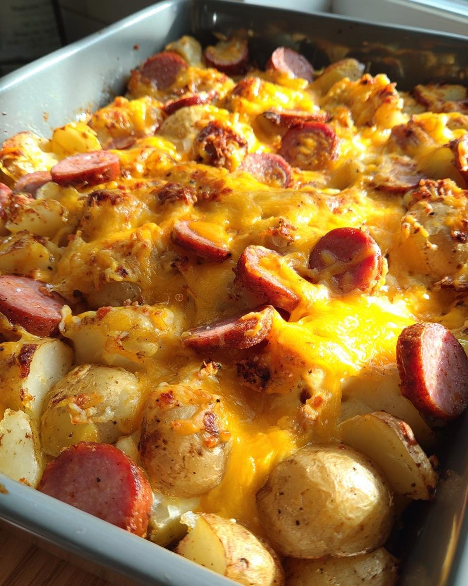 Cheesy Ranch Potatoes and Smoked Sausage - detail 2