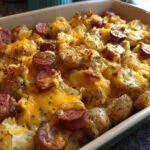 Cheesy Ranch Potatoes and Smoked Sausage