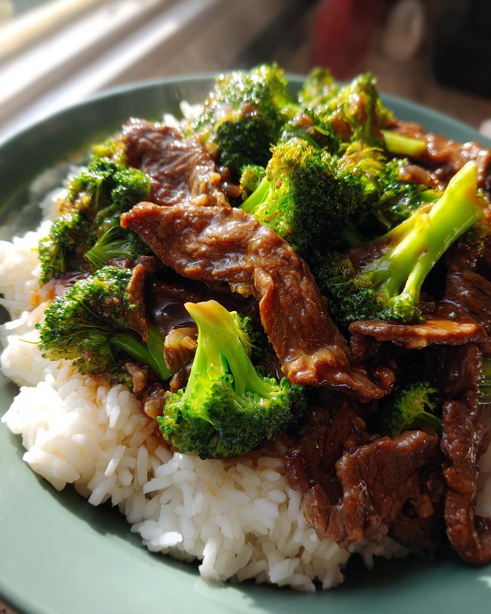 Chinese Beef and Broccoli - detail 1