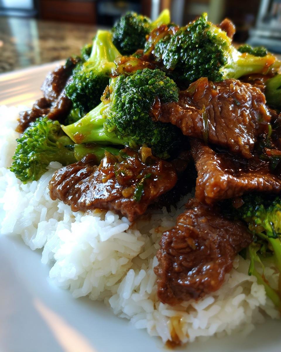 Chinese Beef and Broccoli - detail 2