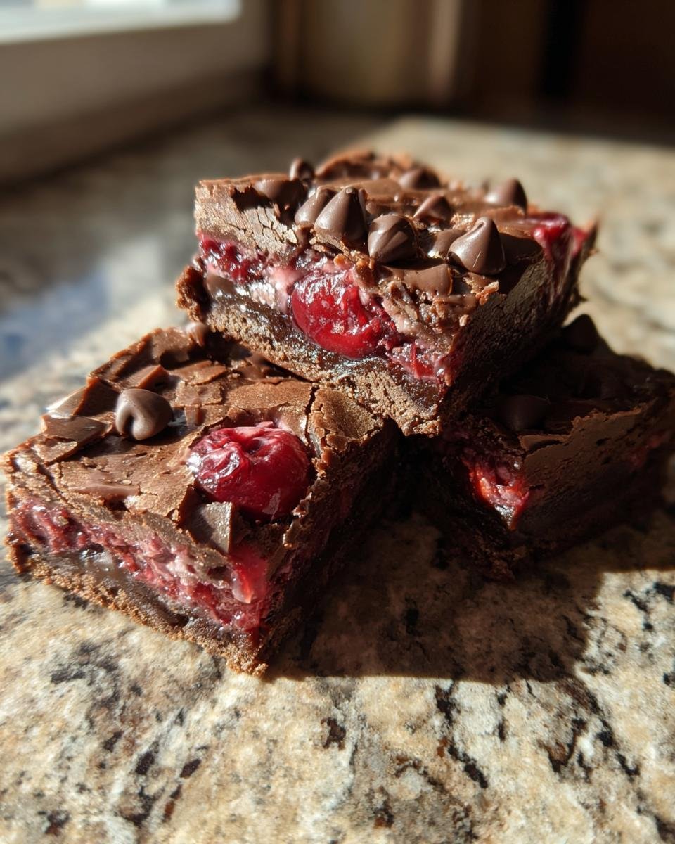 Chocolate Cherry Bars Delight - detail 1