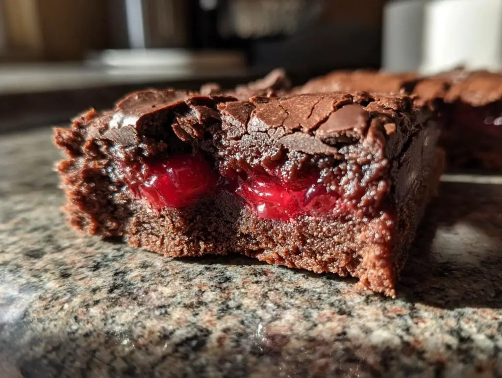 Chocolate Cherry Bars Delight