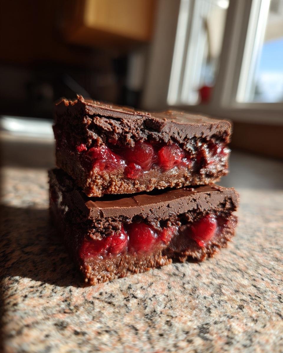 Chocolate Cherry Bars Delight - detail 2