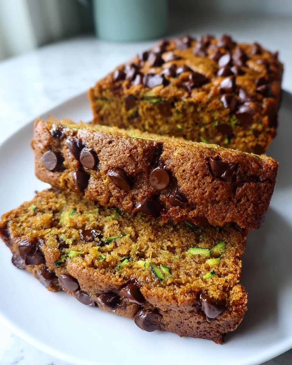 Chocolate Chip Zucchini Bars - detail 2
