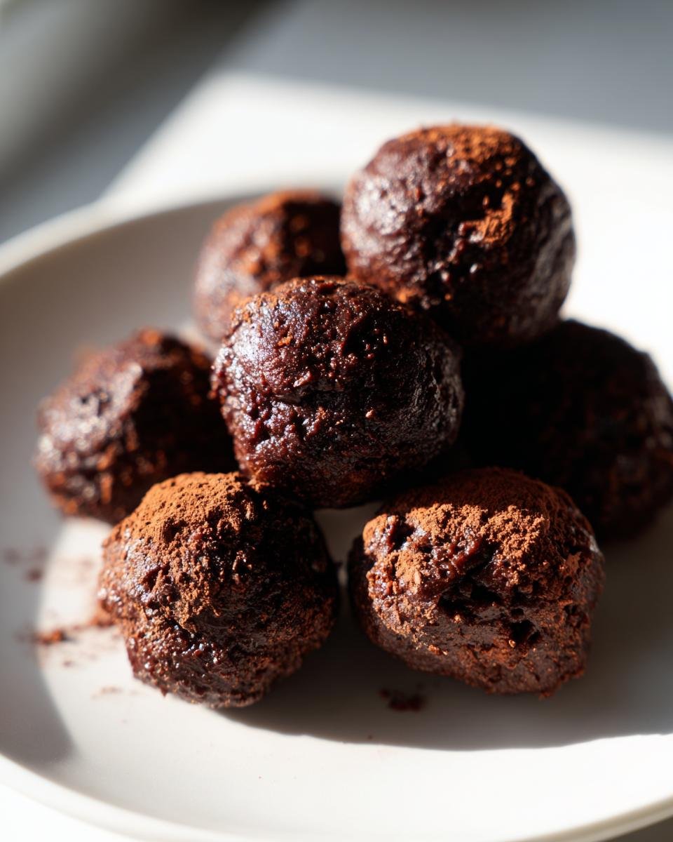 Chocolate Peppermint Brownie Balls - detail 2