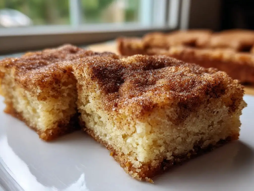 Cinnamon Sugar Snickerdoodle Bars Recipe