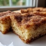 Cinnamon Sugar Snickerdoodle Bars Recipe