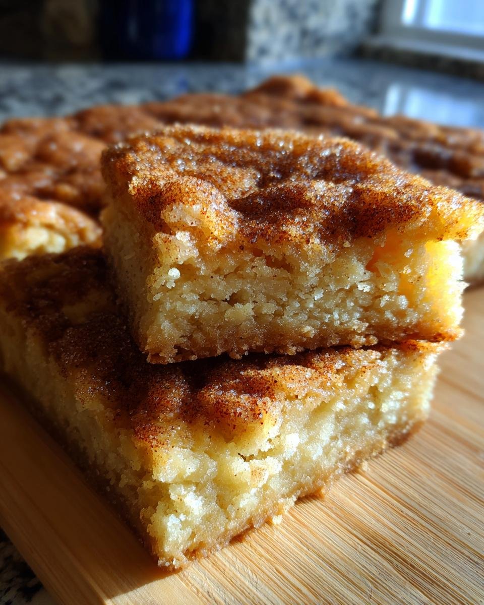 Cinnamon Sugar Snickerdoodle Bars Recipe - detail 2