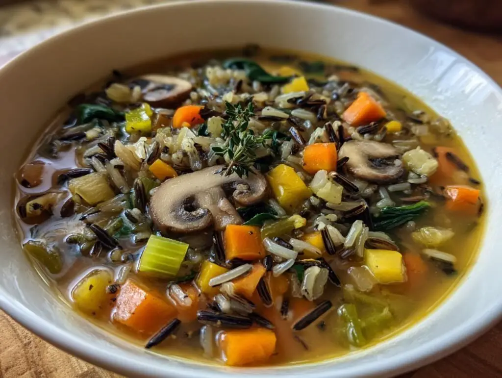 Cozy Autumn Wild Rice Soup