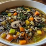 Cozy Autumn Wild Rice Soup