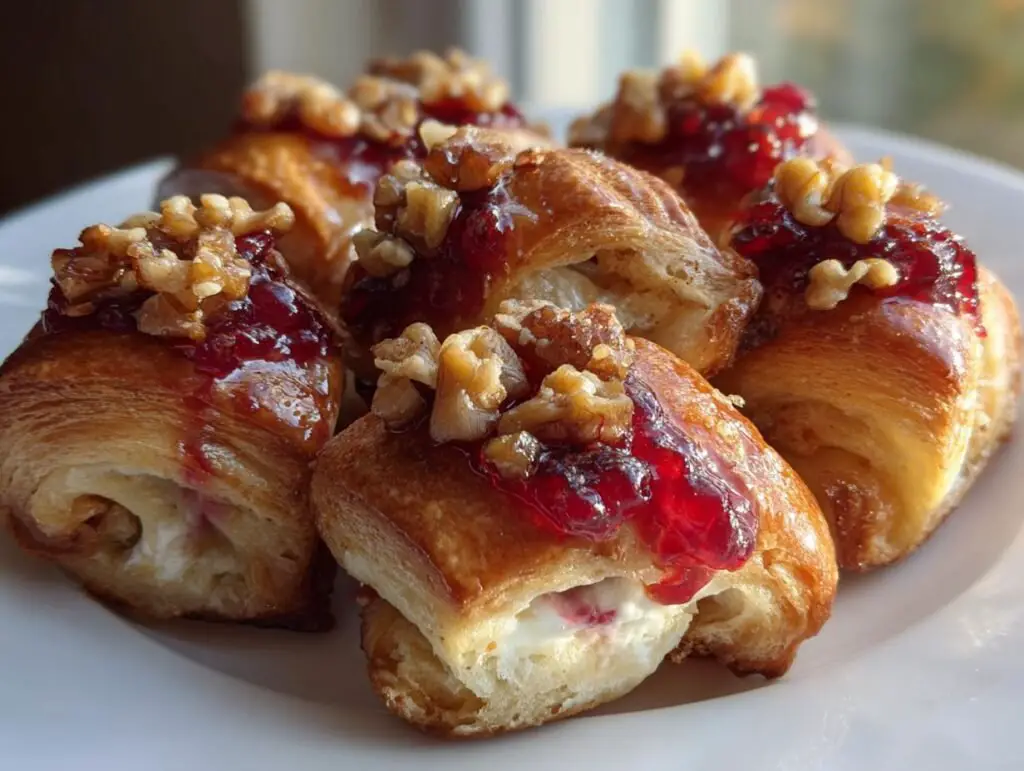 Cranberry Cream Cheese Crescent Bites – A Sweet, Tangy, and Easy Holiday Appetizer