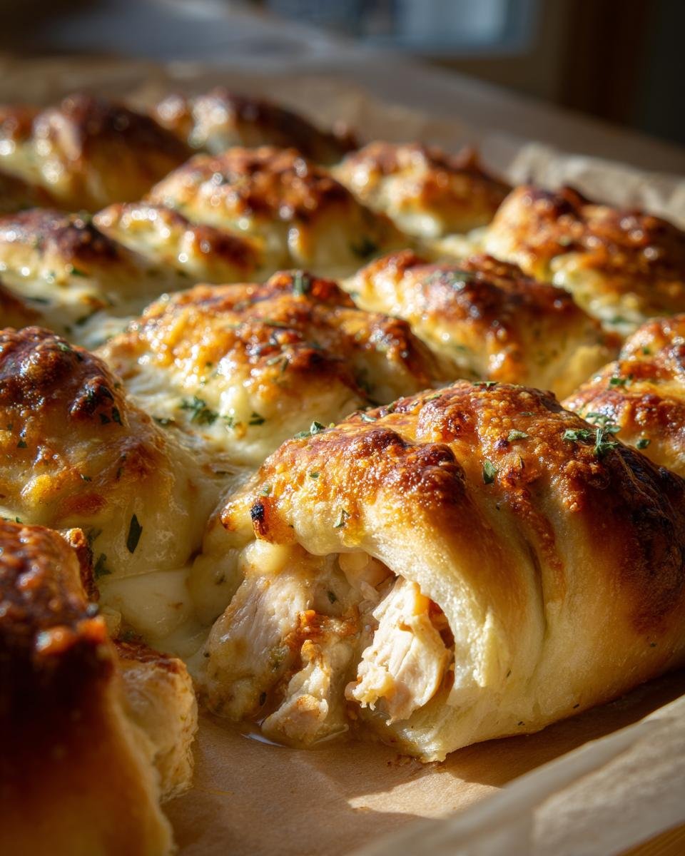 Creamy Chicken Pillows with Parmesan Sauce - detail 2