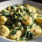 Creamy Gnocchi with Spinach and Feta