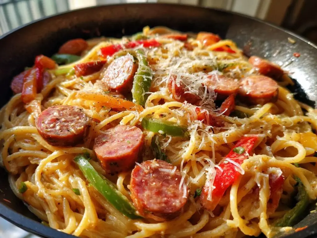 Creamy Smoked Sausage Pasta Recipe