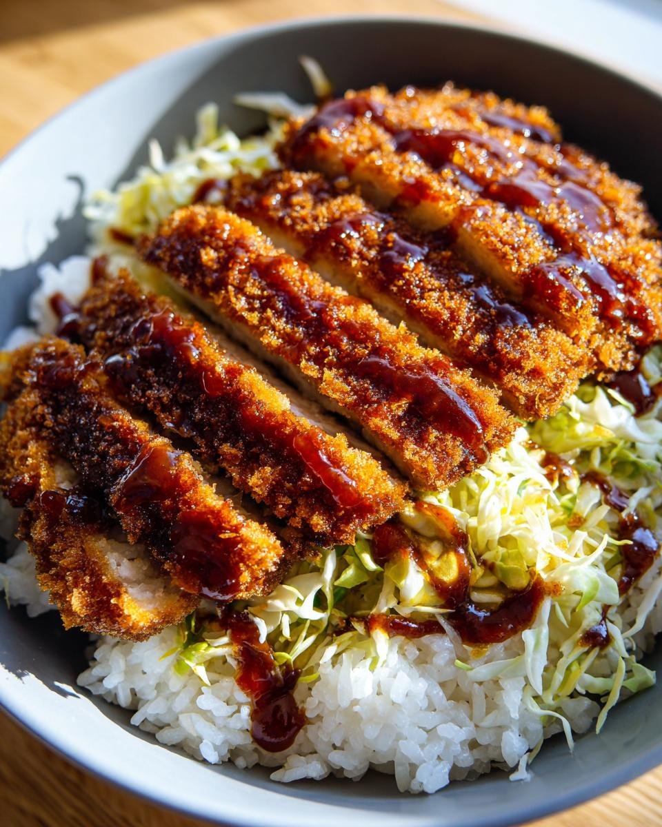 Crispy Japanese Katsu Bowls - detail 2