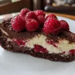 Dark Chocolate Raspberry Cheesecake