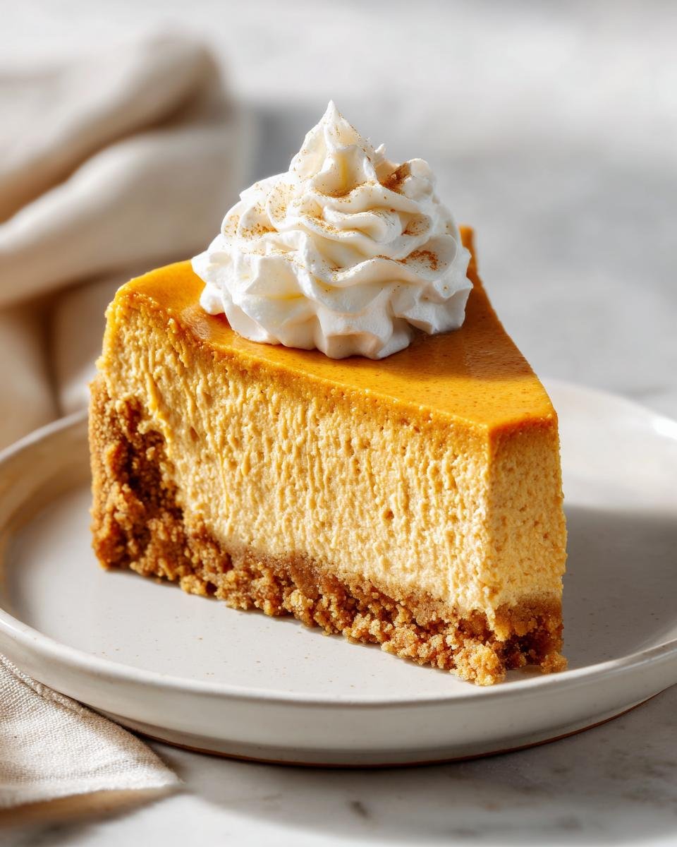 Decadent Pumpkin Cheesecake - detail 1