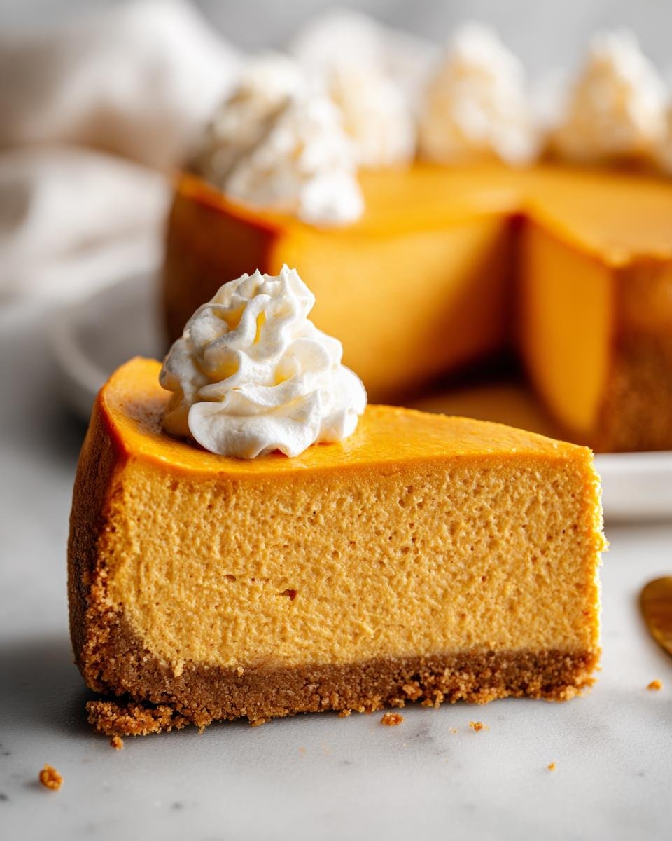 Decadent Pumpkin Cheesecake - detail 2