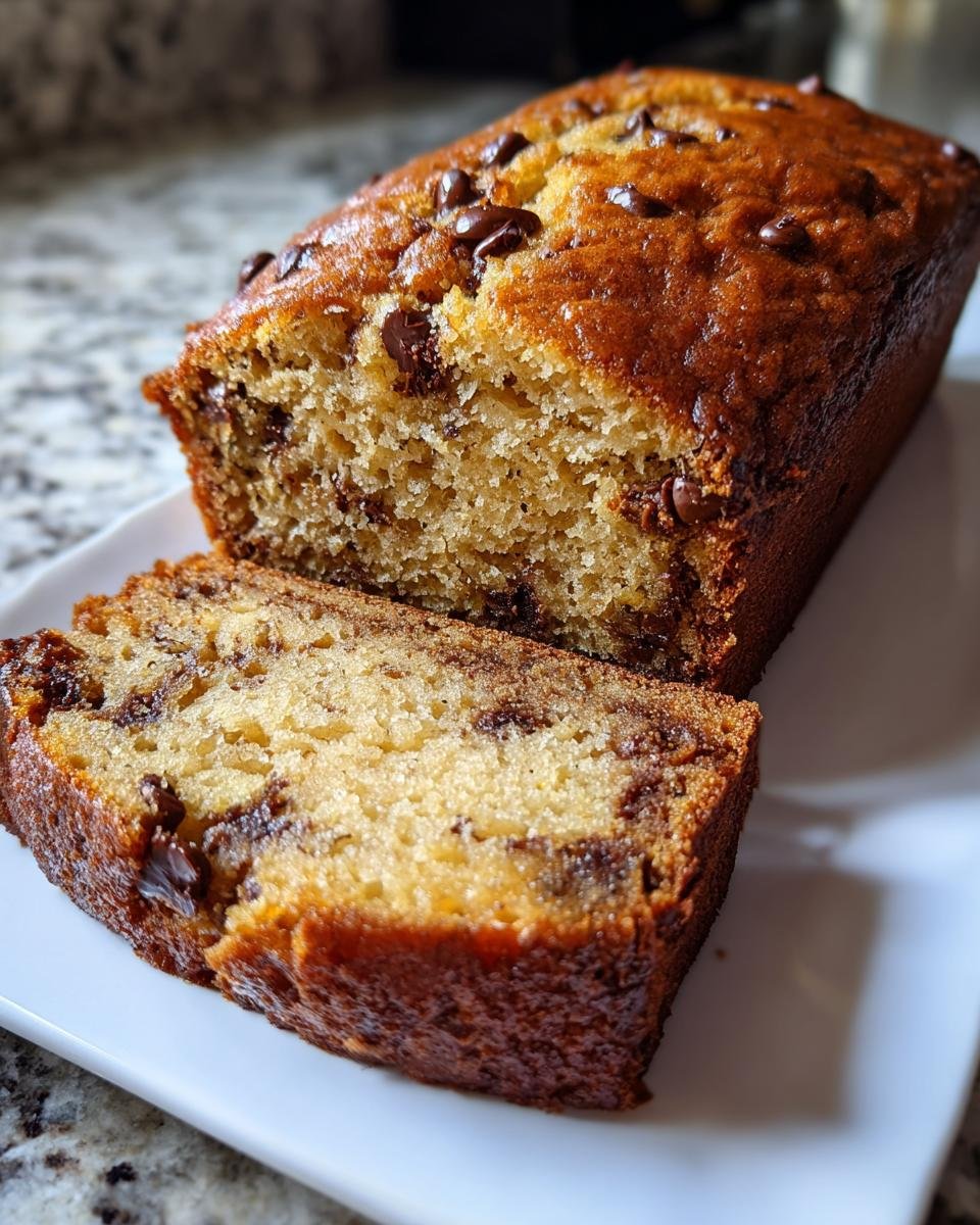EASY CHOCOLATE CHIP BANANA BREAD - detail 1
