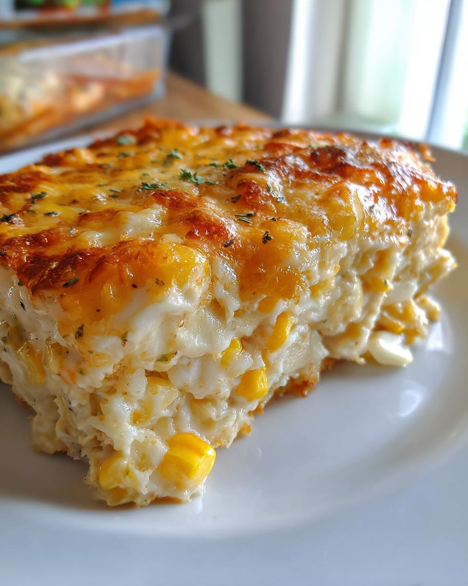 Easy Creamy Corn Casserole - detail 1