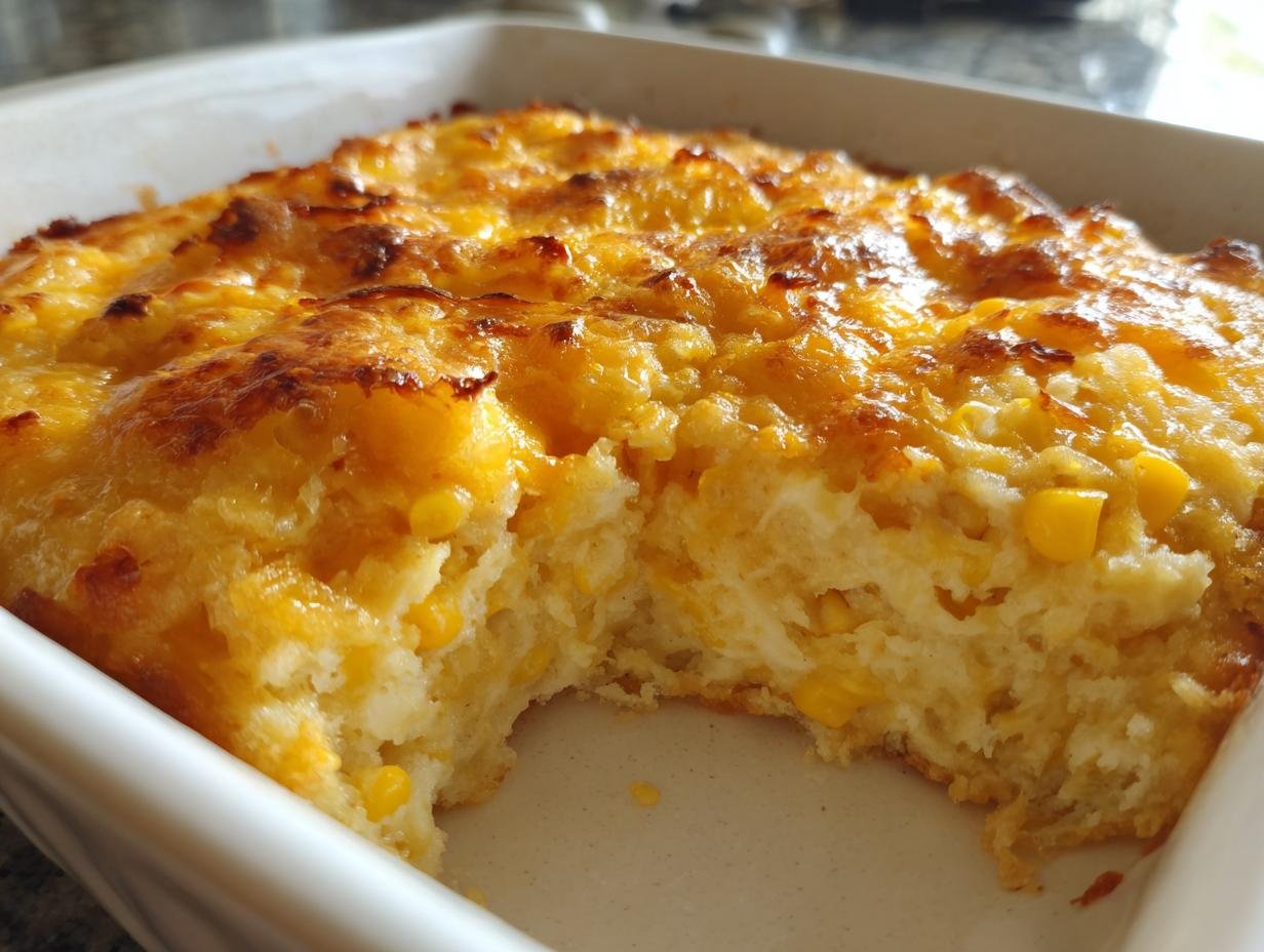 Easy Creamy Corn Casserole
