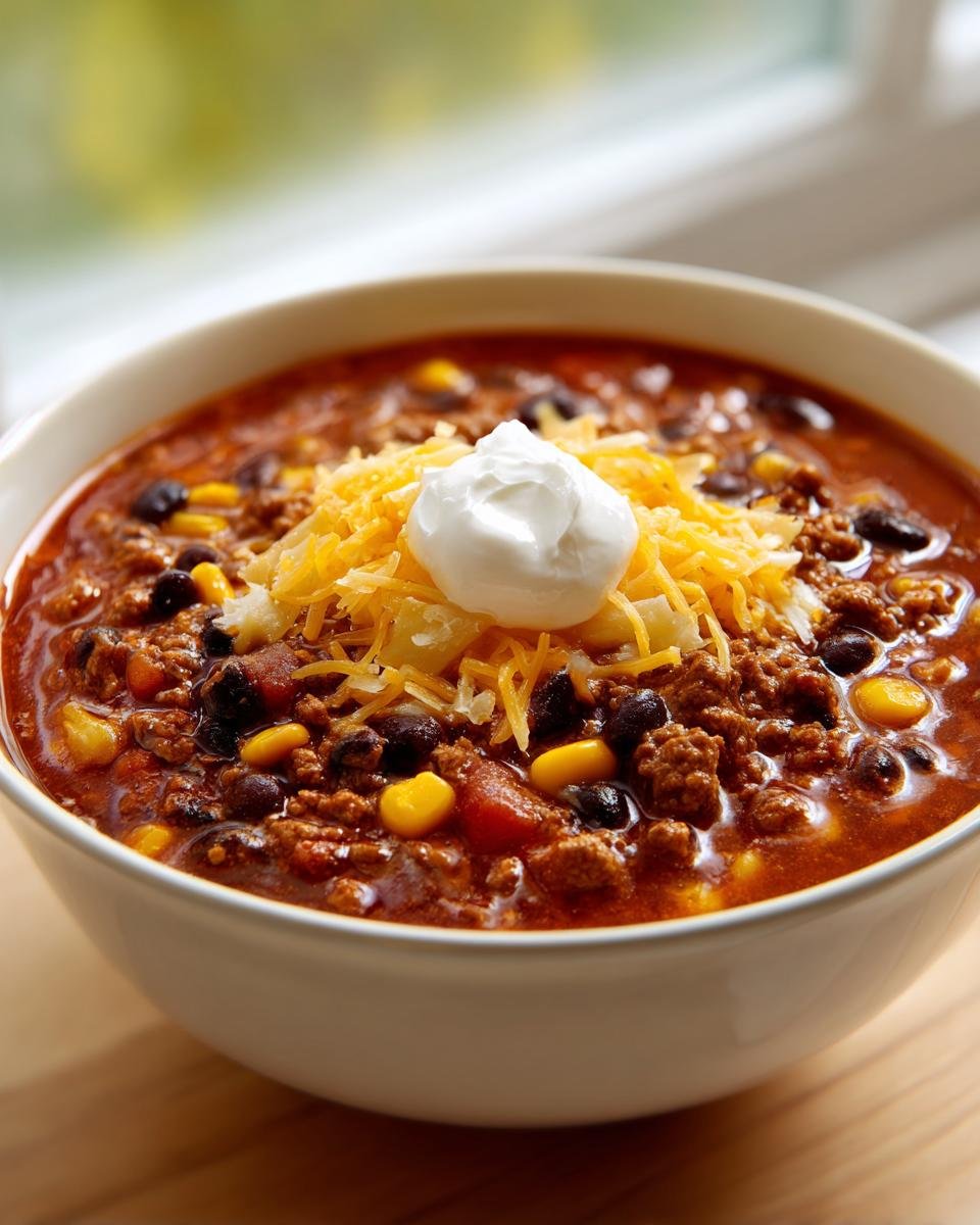 Easy Creamy Taco Soup - detail 1