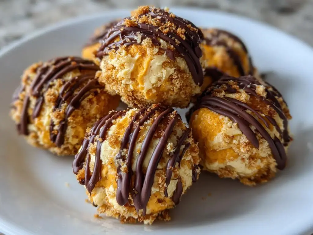 Easy No Bake Pumpkin Cheesecake Balls