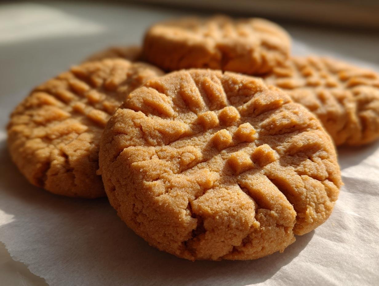 Easy Peanut Butter Cookies (only 5 ingredients)