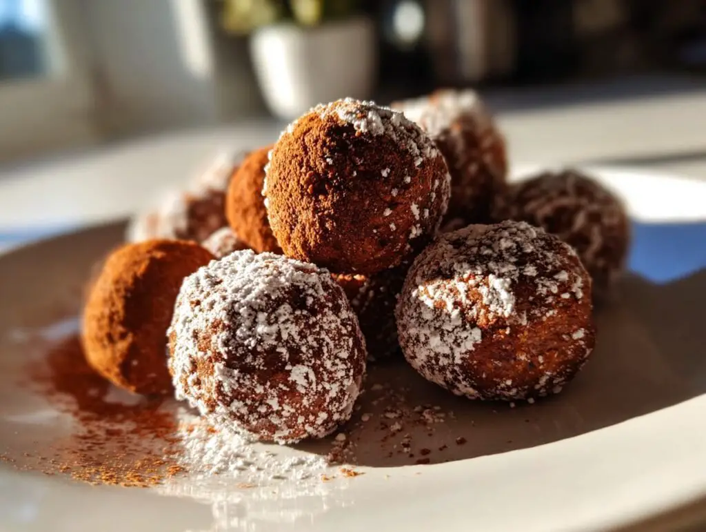 Eggnog Rum Balls Recipe
