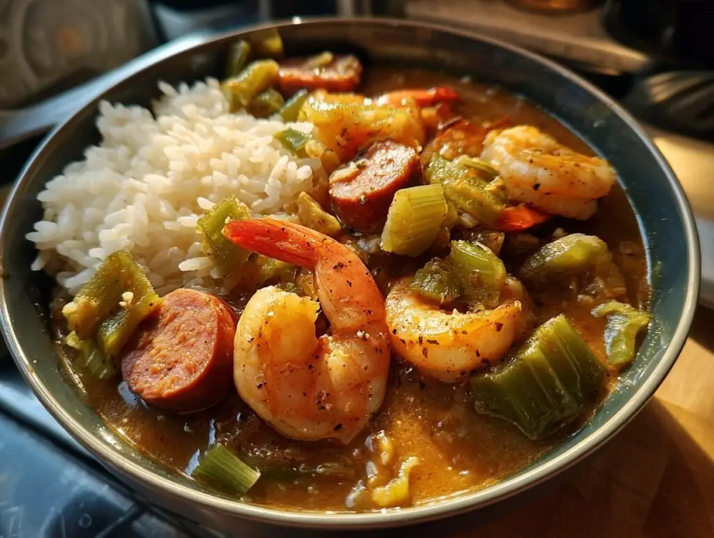 Flavorful Creole Shrimp and Sausage Gumbo Recipe