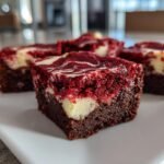 Fudgy Red Velvet Brownies With Cream Cheese Swirl