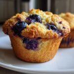 Healthy Greek Yogurt Blueberry Protein Muffins