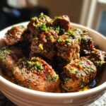 High Protein Slow Cooker Garlic Butter Beef Bites
