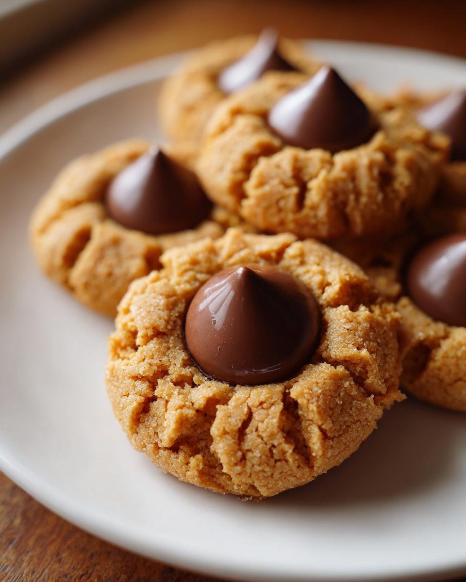 Holiday Peanut Butter Blossom Cookies Recipe - detail 1