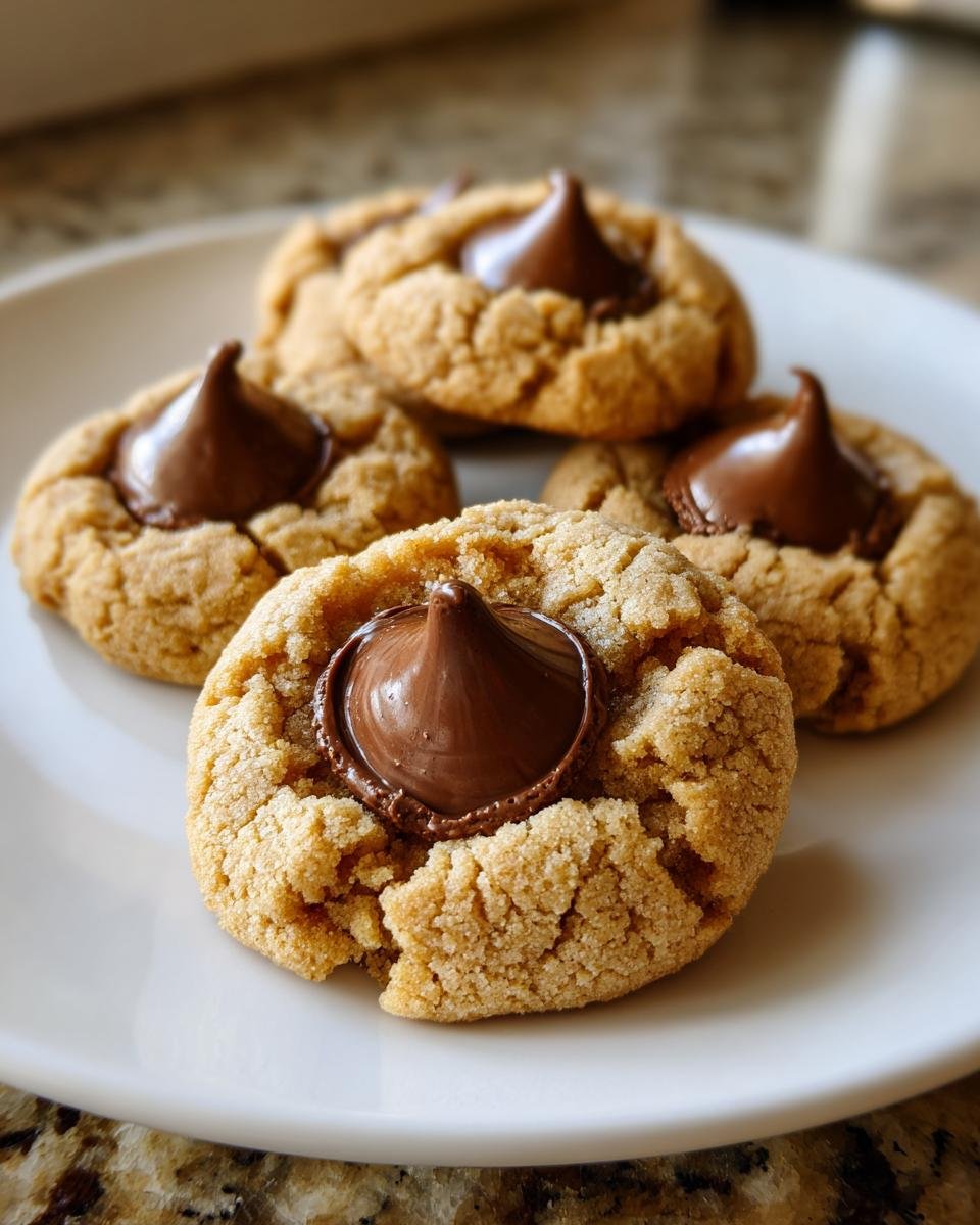 Holiday Peanut Butter Blossom Cookies Recipe - detail 2