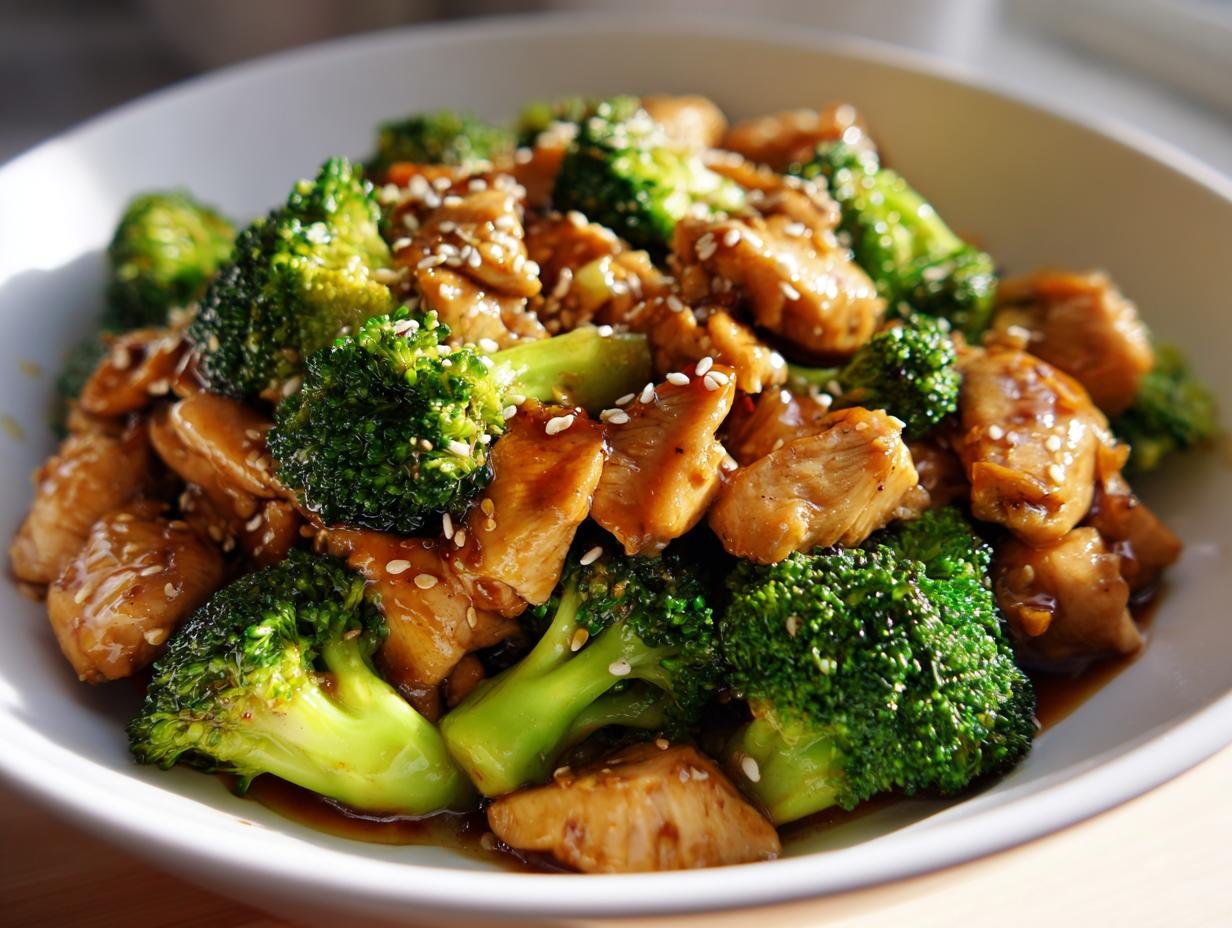Honey Sesame Chicken Broccoli