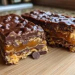 Indulgent Butterfinger Caramel Bars