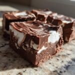 Marshmallow Swirl Fudge