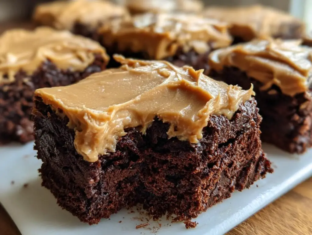 Mocha Brownies Cafe Latte Frosting