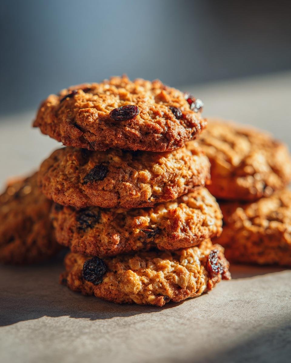 Oatmeal raisin cookies chewy - detail 2