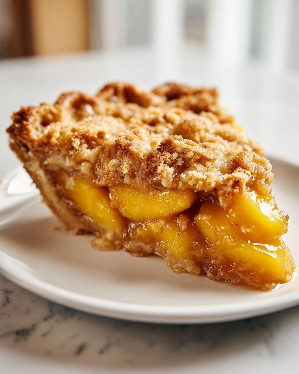 Old School Easy Brown Sugar Peach Cobbler - detail 1