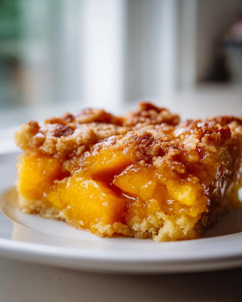 Old School Easy Brown Sugar Peach Cobbler - detail 2