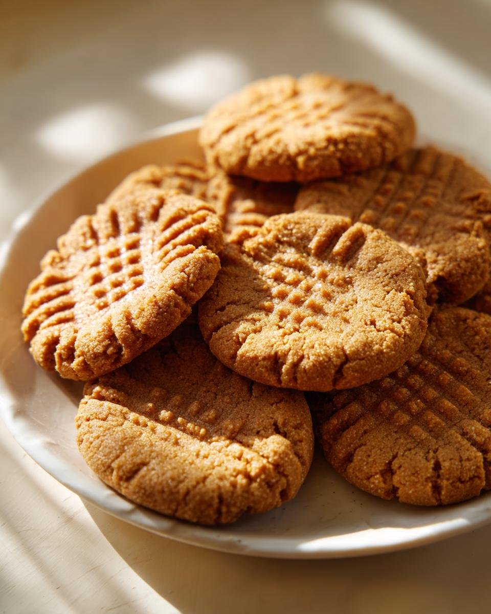 Old-fashioned Peanut Butter Cookies - detail 1