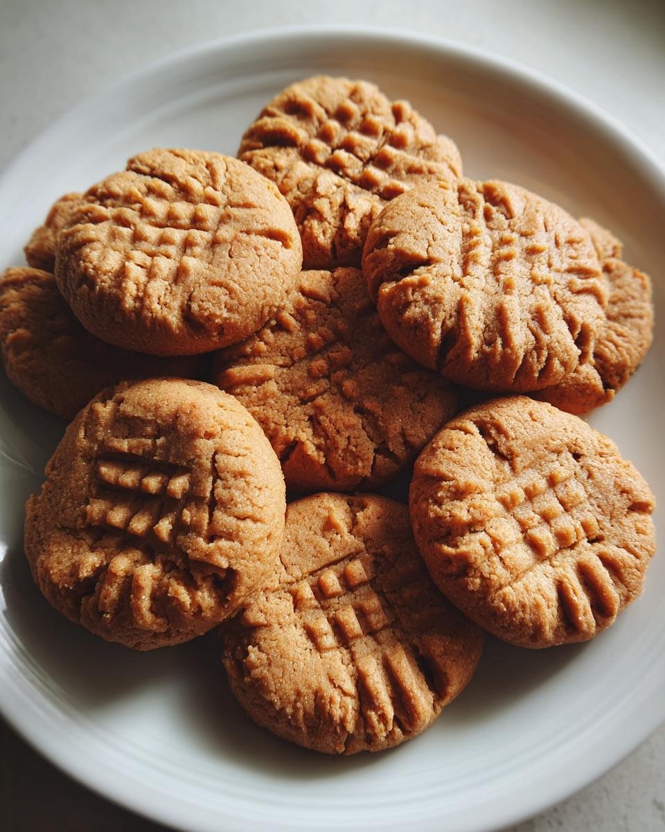 Old-fashioned Peanut Butter Cookies - detail 2